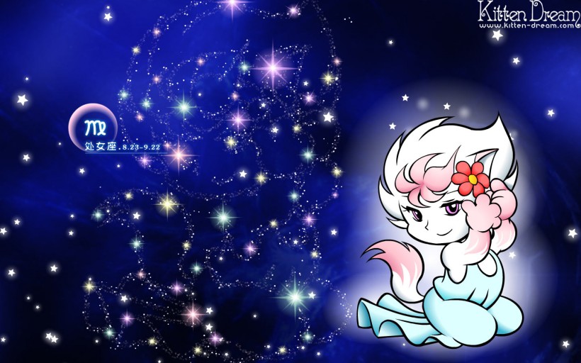 Kitten-Dream星座卡通桌面壁纸