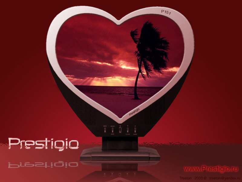 显示器品牌Prestigio 广告桌面壁纸