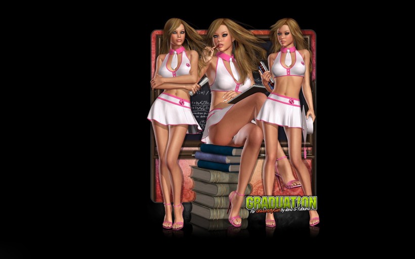 环球小姐3D形象桌面壁纸