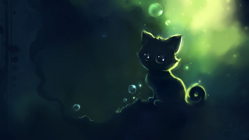 卡通小熊猫桌面壁纸