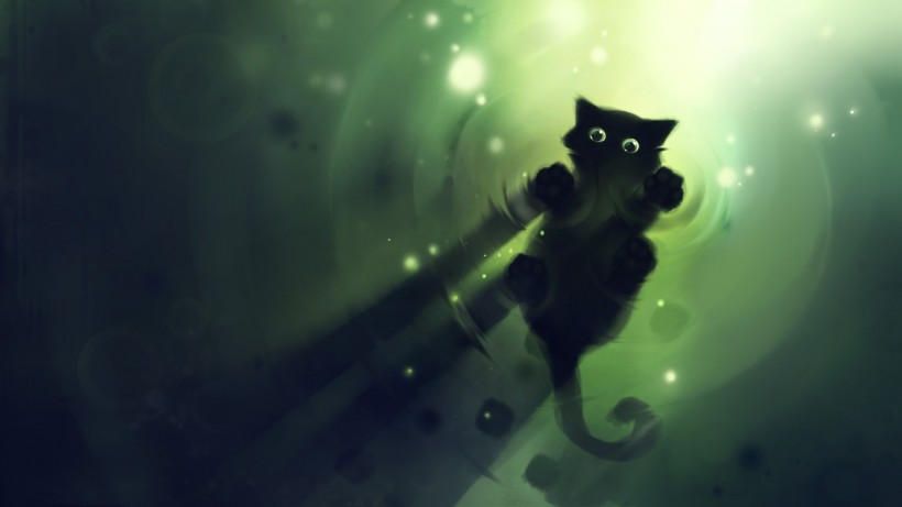 卡通小熊猫桌面壁纸