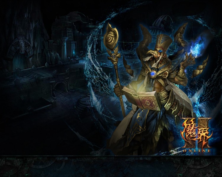 暗黑风格网游《魔界2》官方壁纸