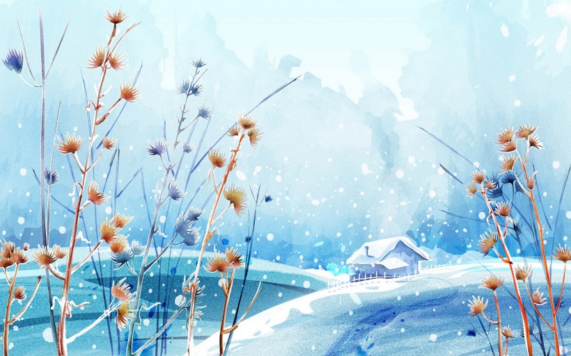 雪花卡通壁纸