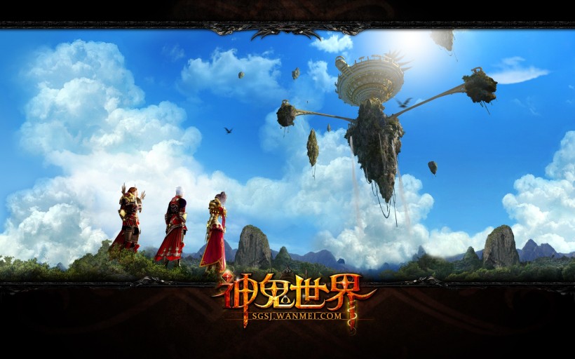 暗黑风格网游《神鬼世界》官方壁桌面纸