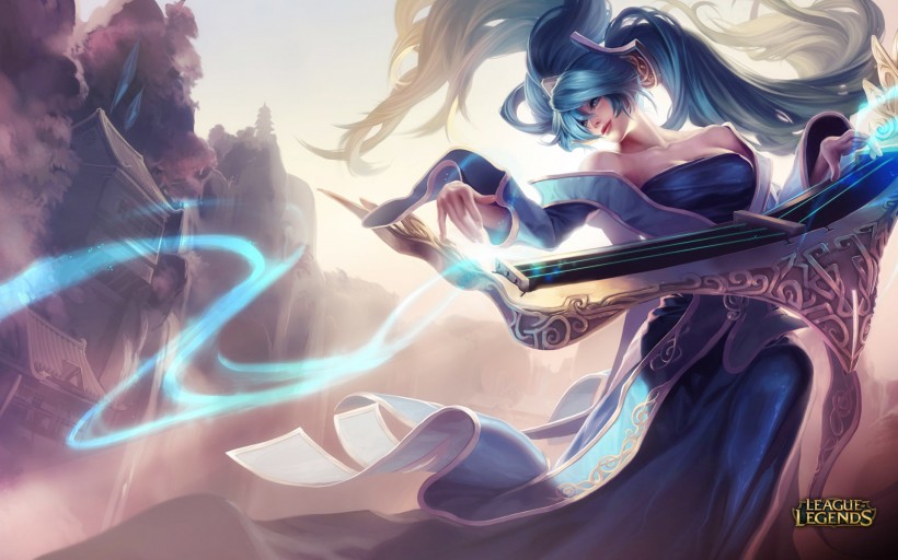 《英雄联盟》LOL琴瑟仙女娑娜桌面壁纸