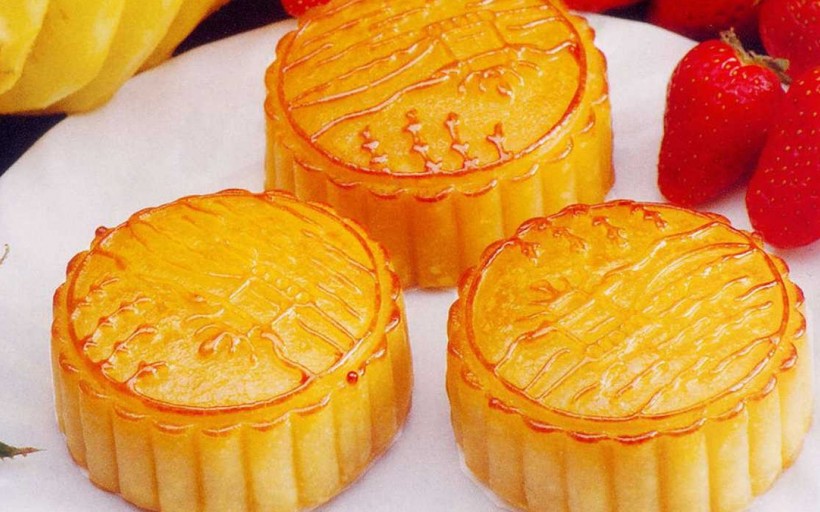 中秋节的月饼桌面壁纸